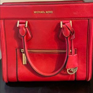 Michael Kors red tote